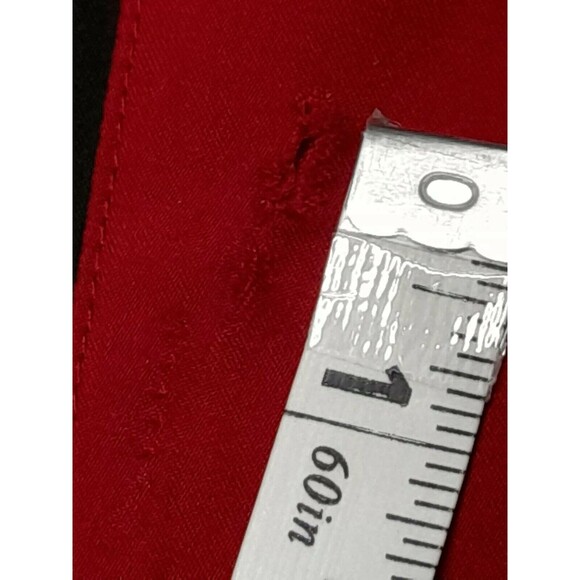 AUSTIN GOLF Red Half Zip Stain Resistant Windbreaker Zip Sleeve Mens Size L - Picture 9 of 12